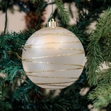 크리스마스 100mm 오너먼트 장식 18개 세트 - 메탈릭 크리스마스 100mm 오너먼트 장식 18개 세트 - 메탈릭