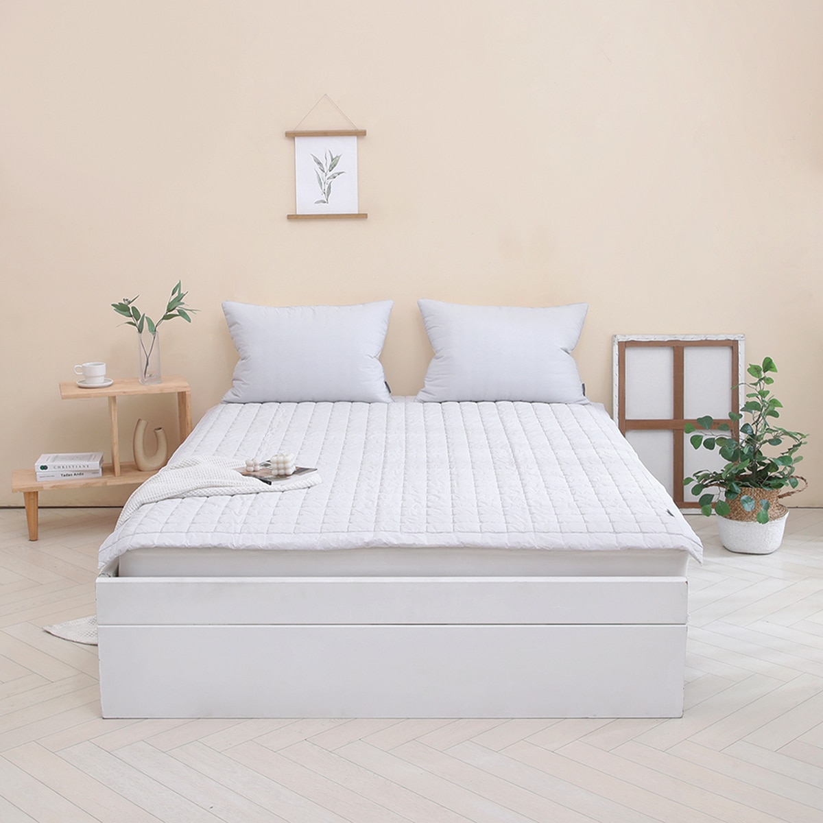 April At Home 프라임 양모 워싱 패드 - 퀸