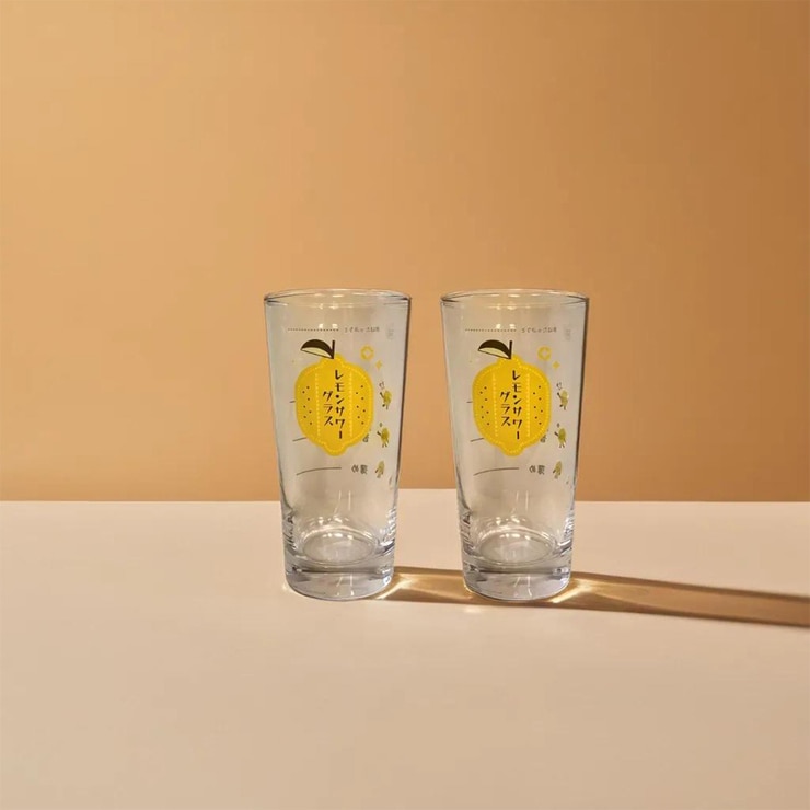 도요사사키 레몬 하이볼 글라스 435ml 2P