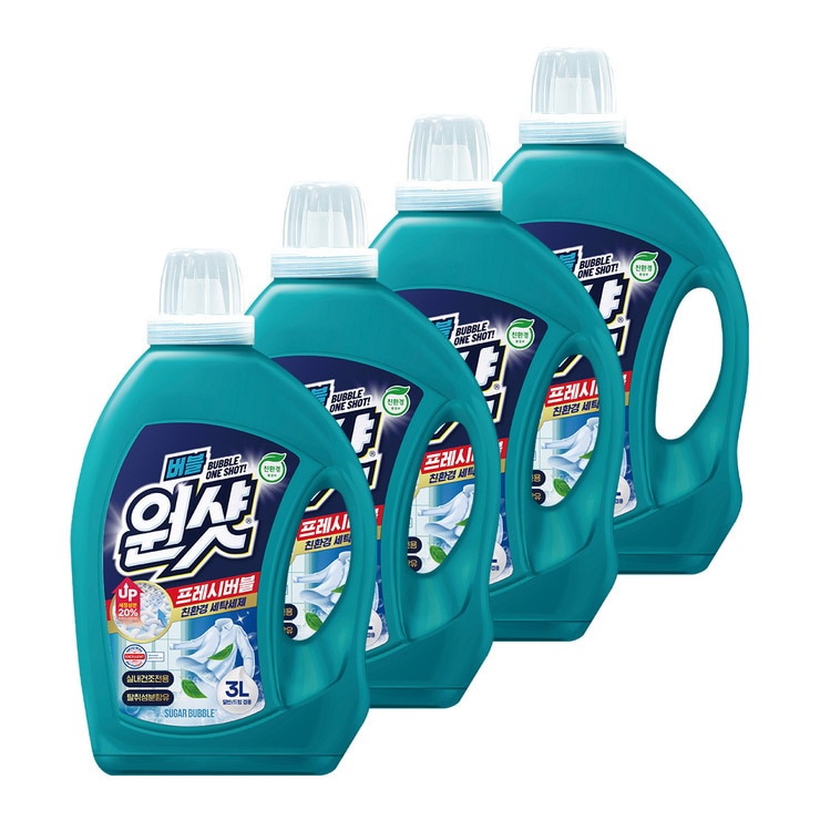 Bubble OneShot FreshBubble Laundry Detergent 3Lx4 666559