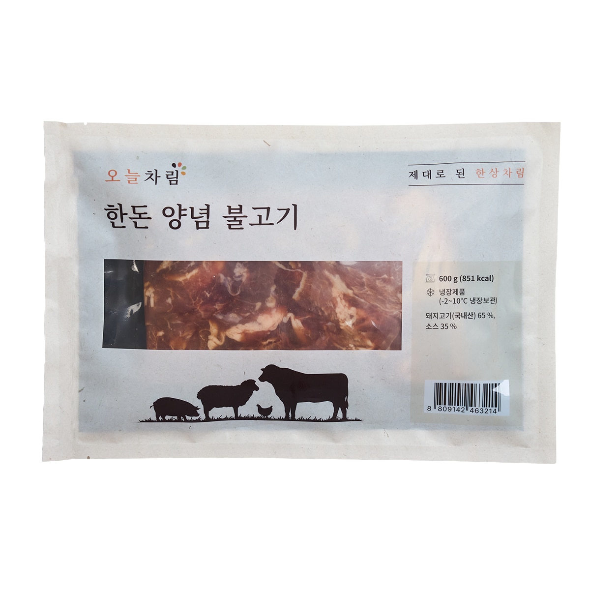오늘차림 한돈 양념 불고기600g x 3ea