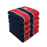 테디베어 선염 세면타월 5P - 딥레드 테디베어 선염 세면타월 5P - 딥레드