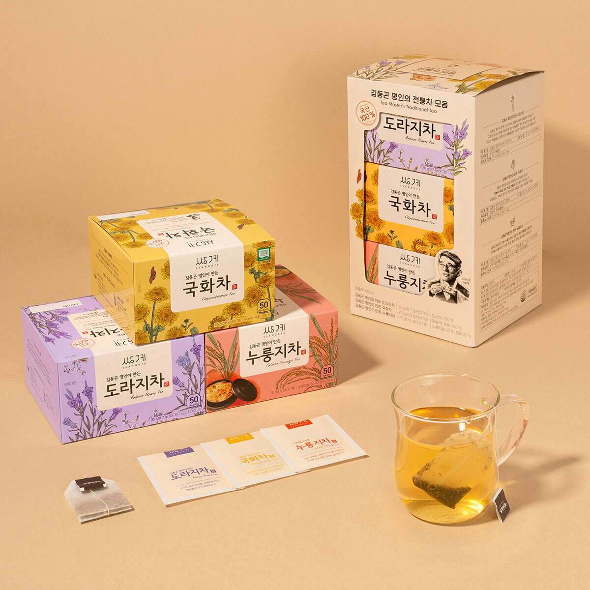 쌍계명차 김동곤 명인의 전통차 50ct x 3