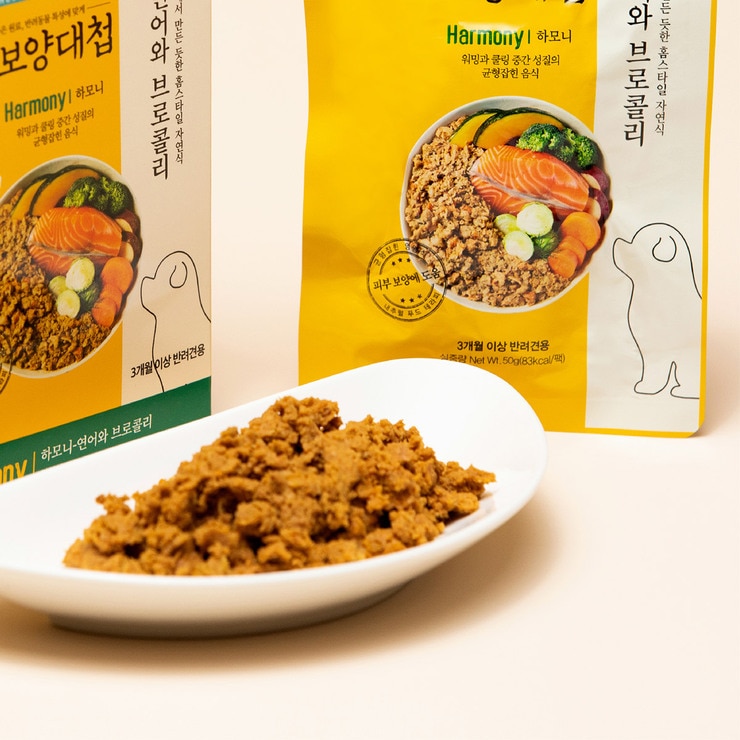 보양대첩 홈스타일 자연식 50g x 30ea - 하모니(연어와 브로콜리) 보양대첩 홈스타일 자연식 50g x 30ea - 하모니(연어와 브로콜리)