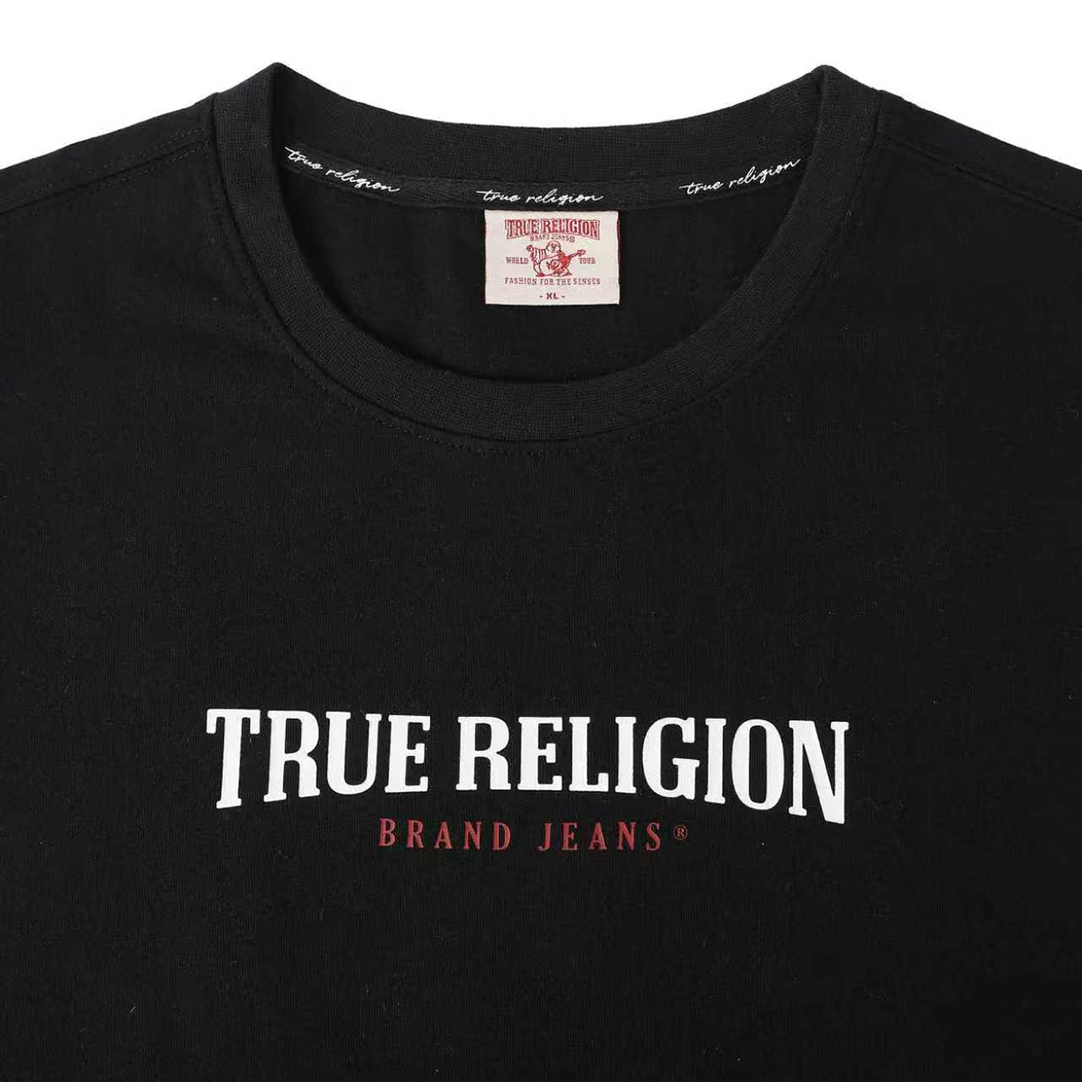 트루릴리젼 여성 반소매 티셔츠 - 블랙, XL