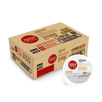 햇반 현미 귀리 곤약밥 150g x 24