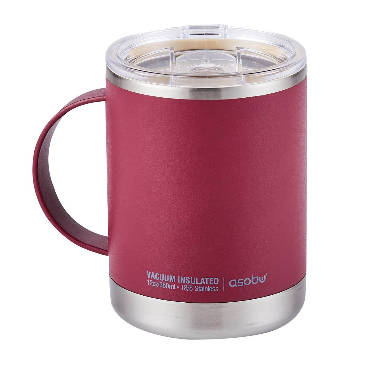 아소부 얼티미트 머그 360ML 2P - 블루&버건디