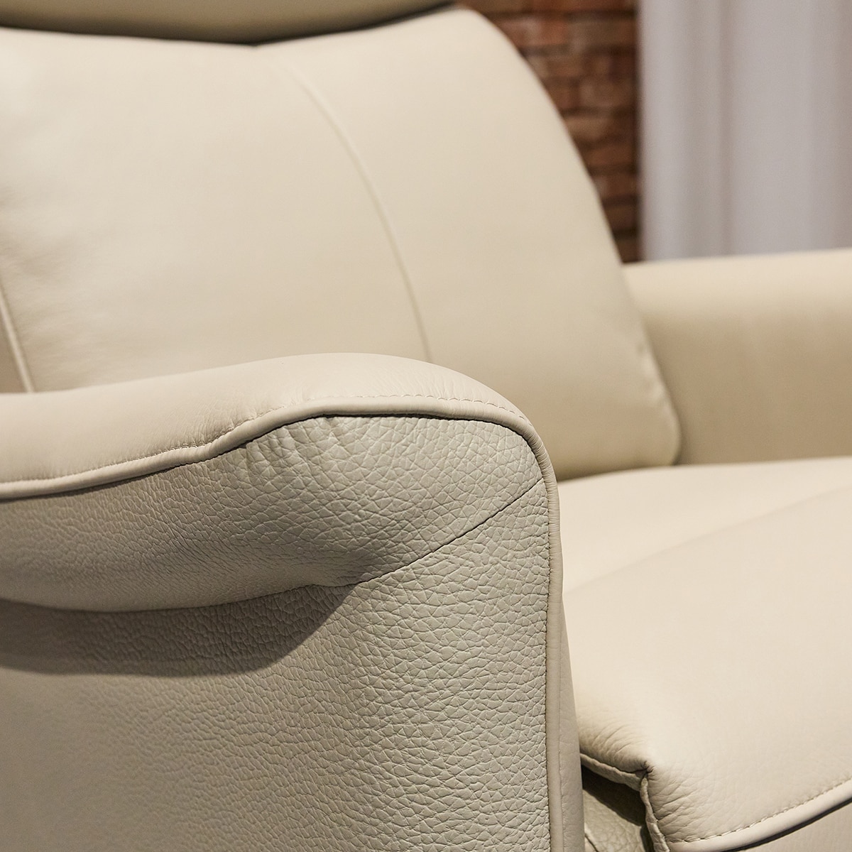 사트바 통가죽 모션스윙 전동리클라이너 1인