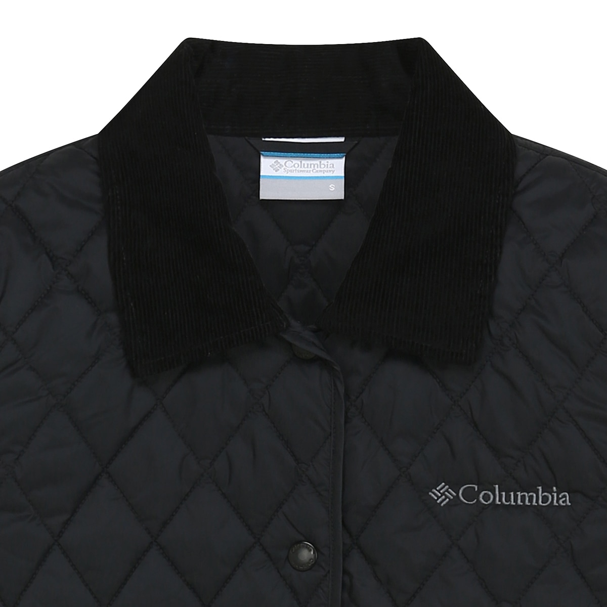 컬럼비아 여성 퀼팅 재킷 - 블랙, XL