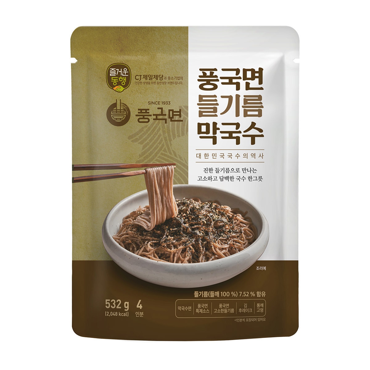 풍국면 들기름 막국수 532G x 3