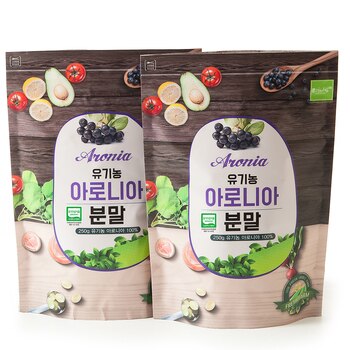 자연체온 유기농 아로니아 분말 250g x 2팩 자연체온 유기농 아로니아 분말 250g x 2팩
