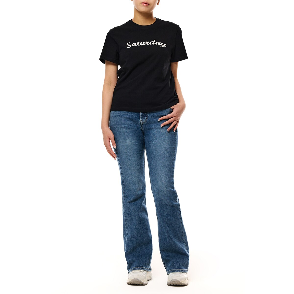 쥬시꾸뛰르 여성 반소매 티셔츠 - 블랙 쥬시꾸뛰르 여성 반소매 티셔츠 - 블랙