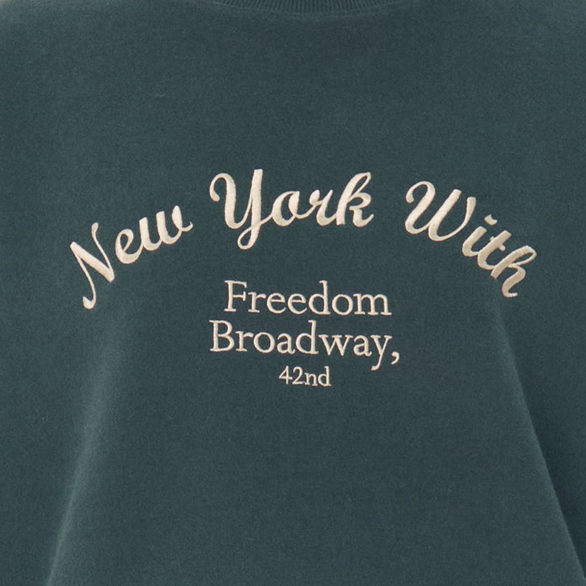 비지트 인 뉴욕 여성 플리스 스웨트셔츠