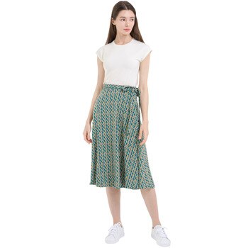 안드레아바나 여성 미디 랩 스커트