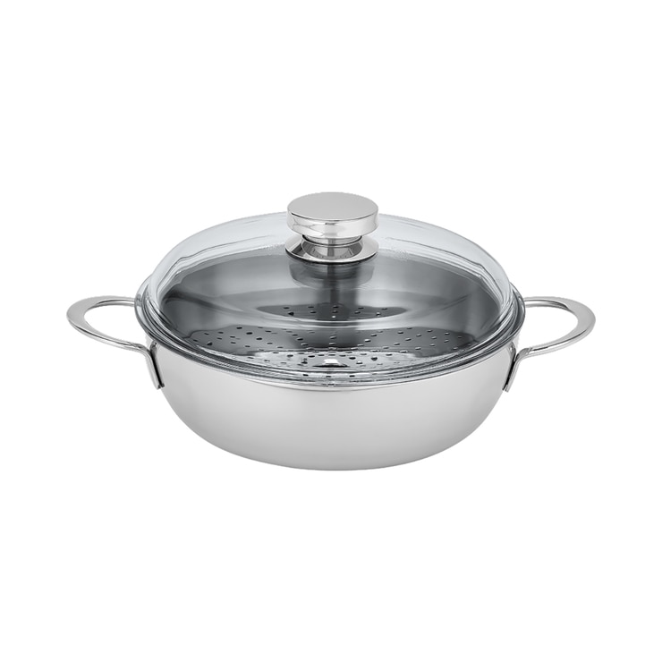 쿠치나레 통 5중 스테인리스 전골 냄비 24cm 쿠치나레 통 5중 스테인리스 전골 냄비 24cm