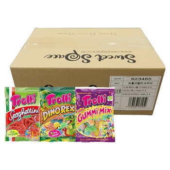 트롤리 젤리 사우어 3종 100g x 12 트롤리 젤리 사우어 3종 100g x 12