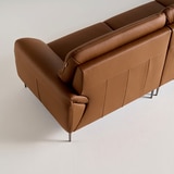 다우닝 데이지 전체 천연가죽 소파 3.5인