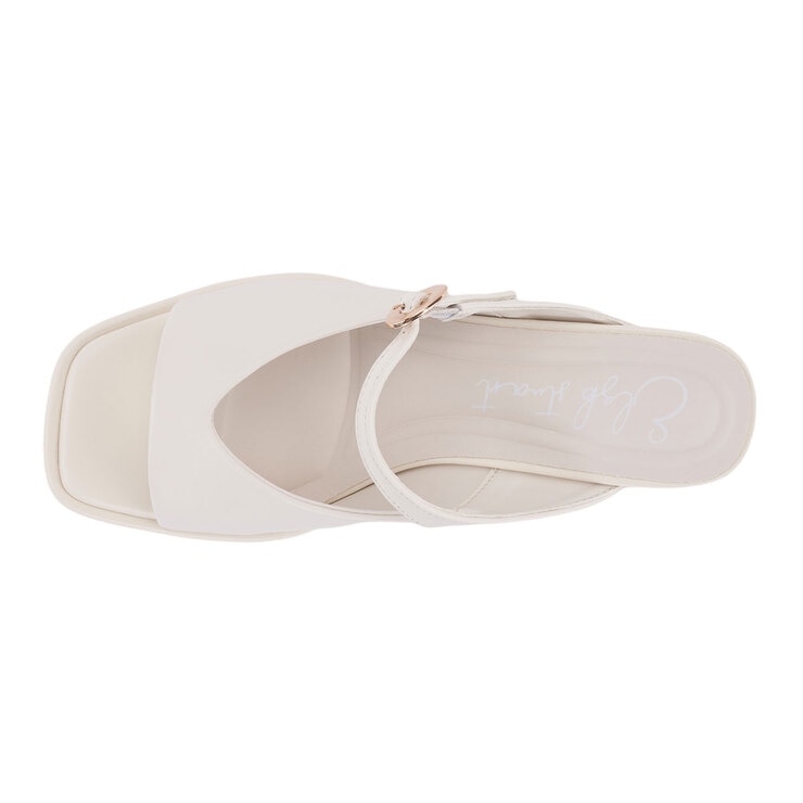 엘리자베스 스튜어트 양가죽 메리제인뮬