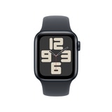 Apple 워치 SE GPS 40mm 미드나잇 알루미늄 스포츠 밴드 - S/M