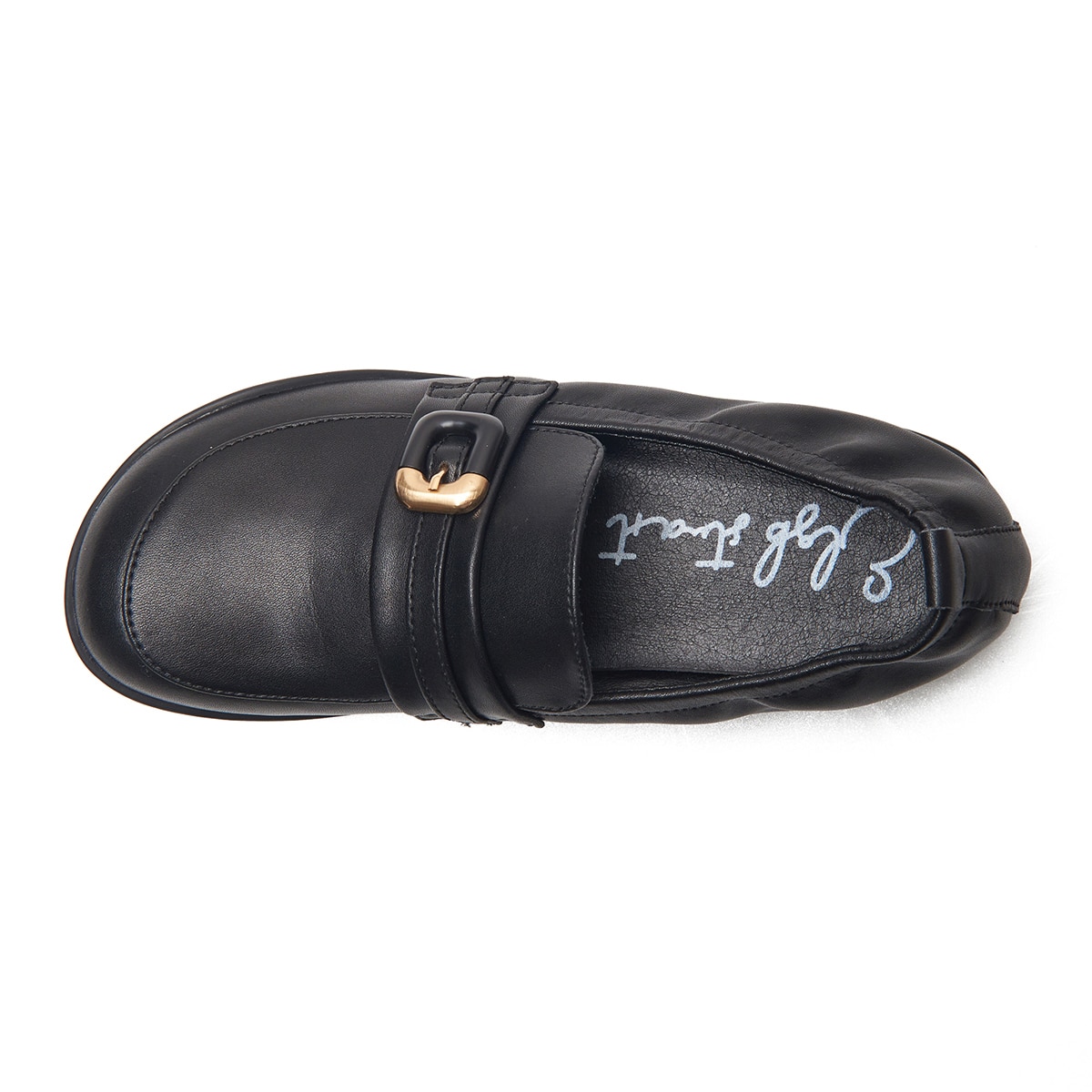 엘리자베스스튜어트 카우스킨 로퍼 - 블랙, 250mm