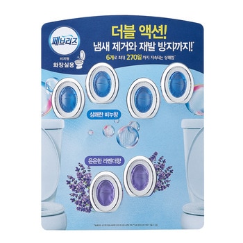 페브리즈화장실용방향제6ml X 6 페브리즈화장실용방향제6ml X 6