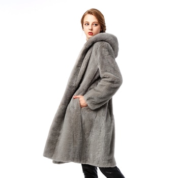 원우 노블레스 밍크 풀스킨 롱 코트