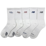뉴발란스 성인 중목양말 5족 - 6FMIV(미디엄 아이보리)
