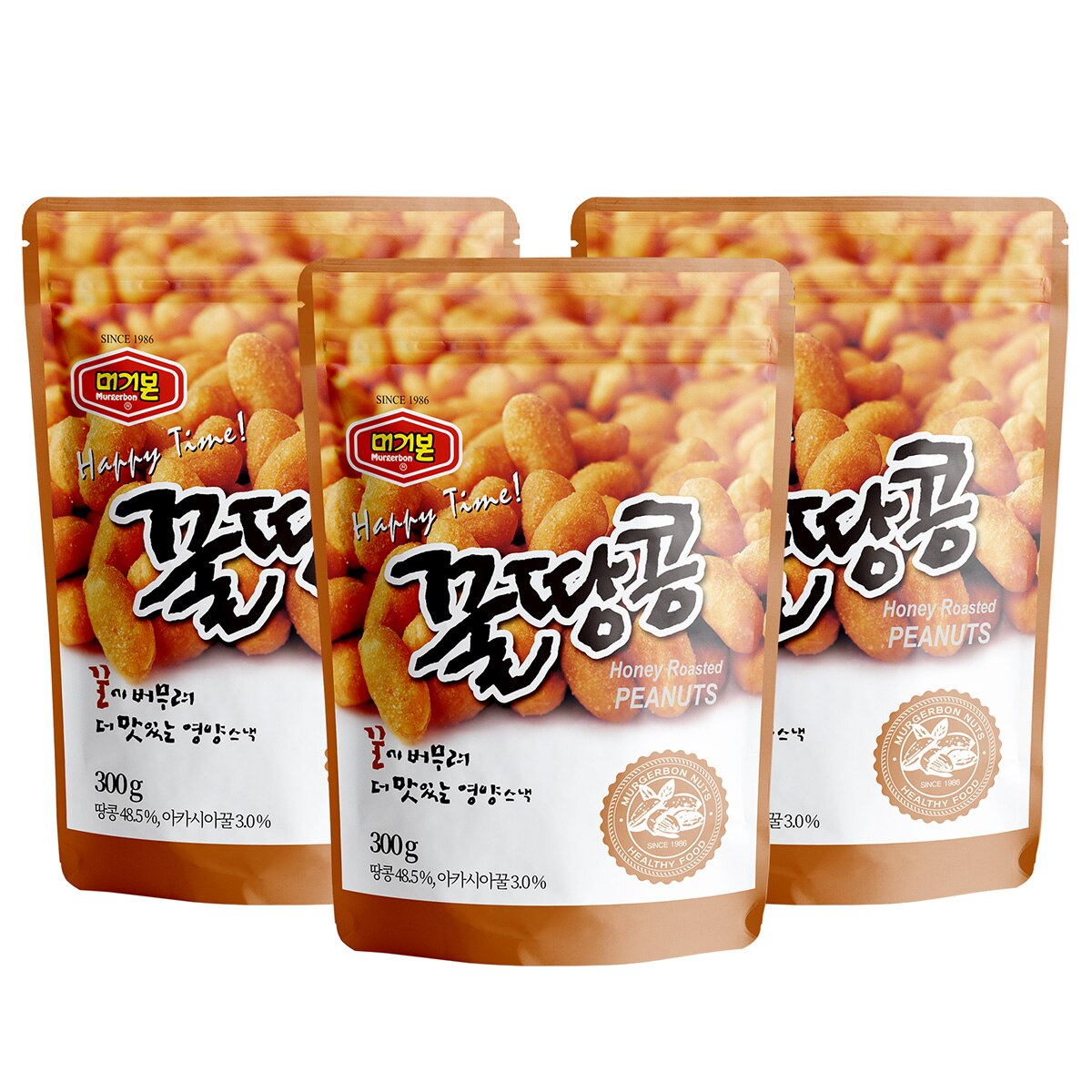 머거본 꿀땅콩 300g x 10봉 / 커피땅콩 300g x 10봉