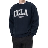 UCLA 성인 긴소매 로고 맨투맨 - 네이비