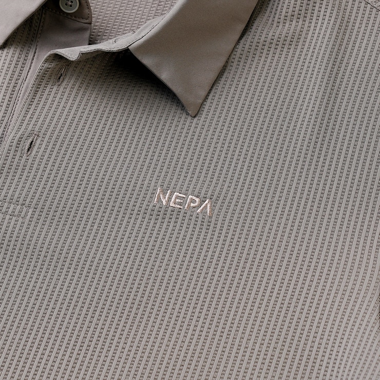 네파 남성 우븐 폴로티 - 샌드쉘