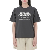 아웃도어 프로덕츠 여성 반소매 티셔츠 - 차콜, M