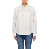 쥬시꾸뛰르 여성 체크 셔츠 - 화이트, S/M 쥬시꾸뛰르 여성 체크 셔츠 - 화이트, S/M