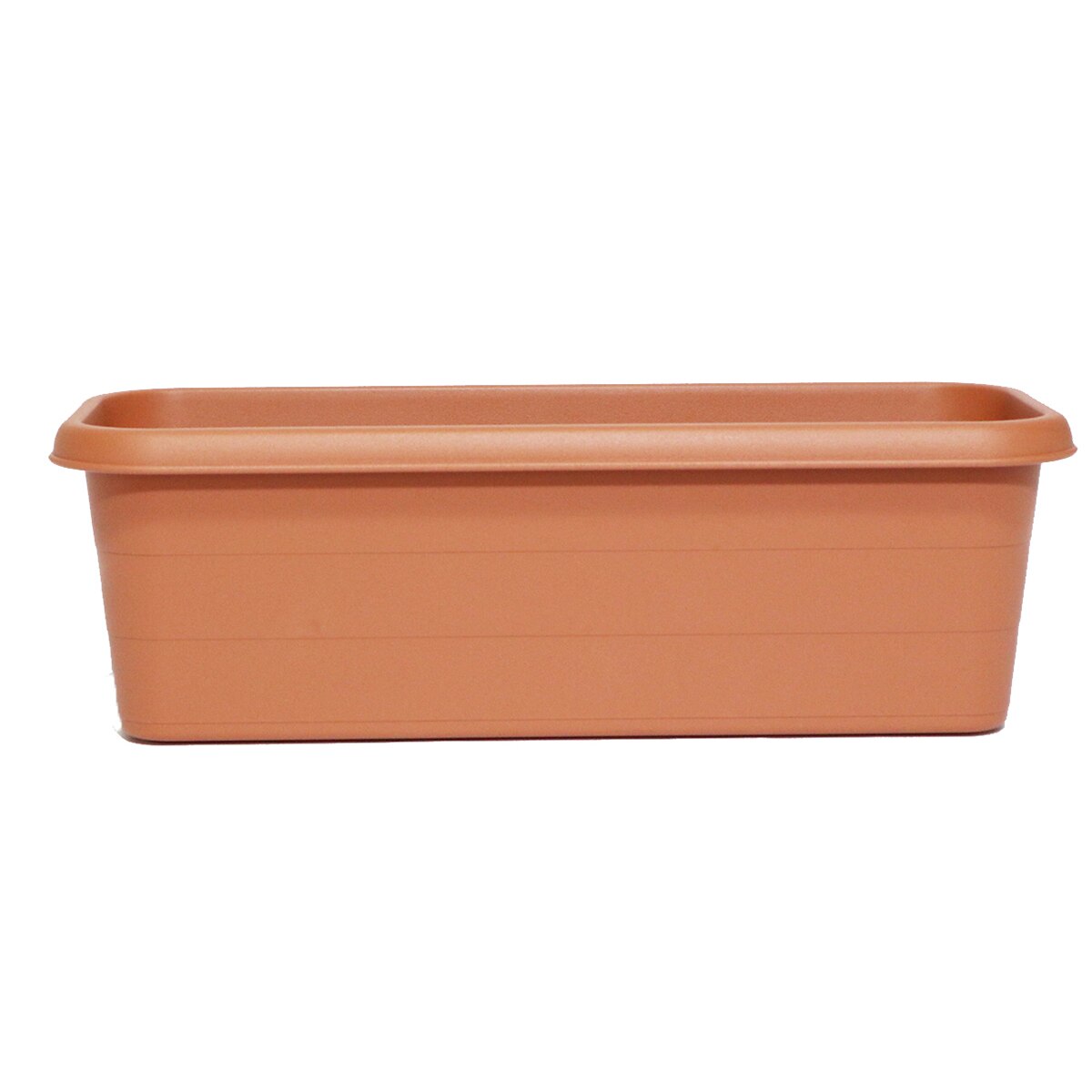 테라스 직사각 화분 40cm 2세트, 오렌지
