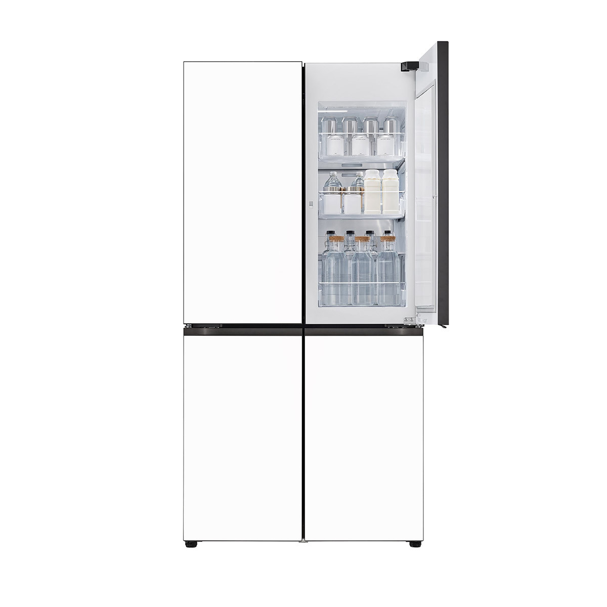 엘지 오브제 원매직 냉장고 875L - 글라스 화이트
