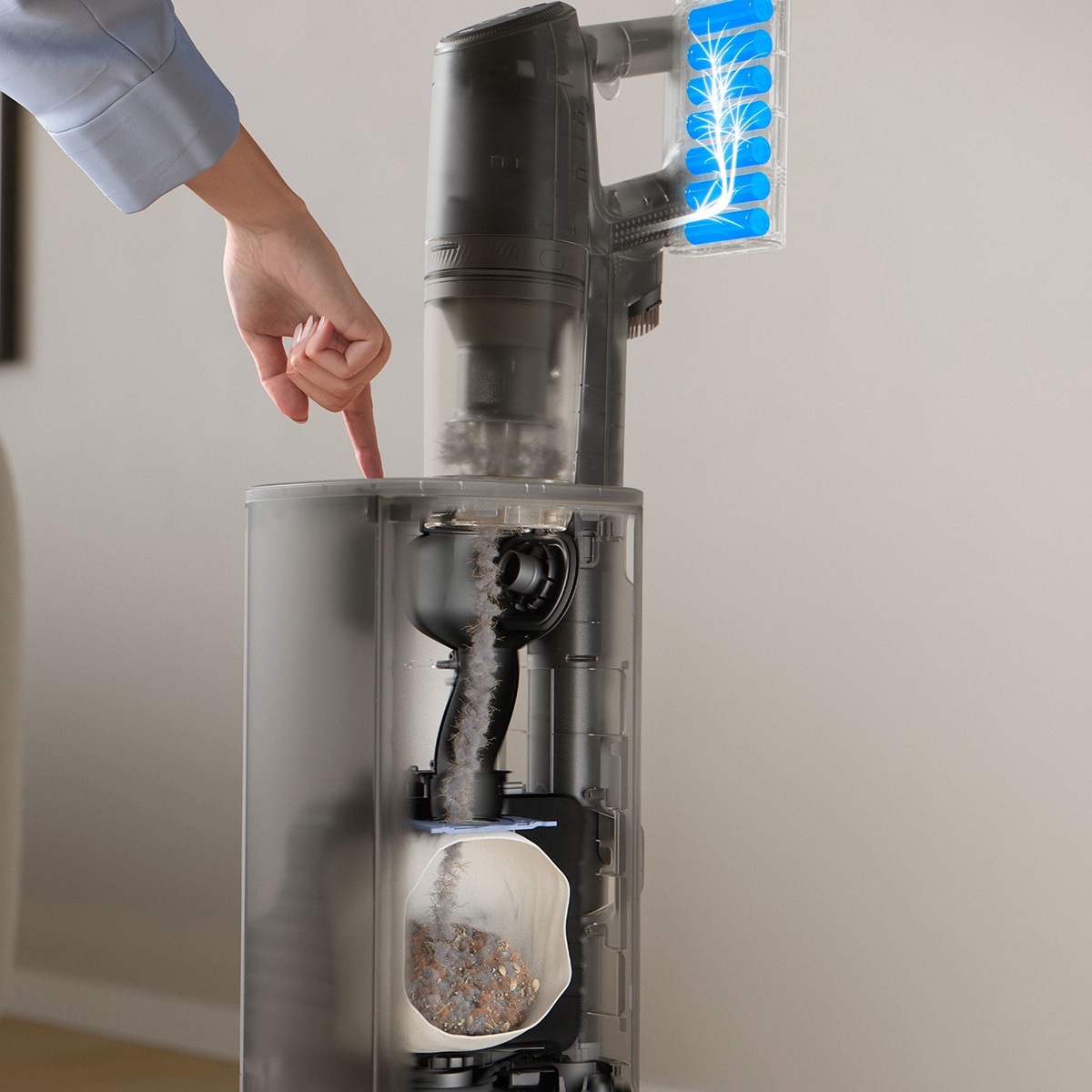 일렉트로룩스 건타입 청소기 ( 스테이션 포함 )