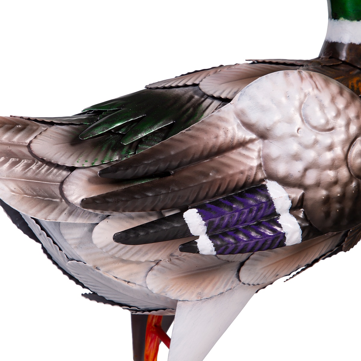 메탈 오리 장식 2PK