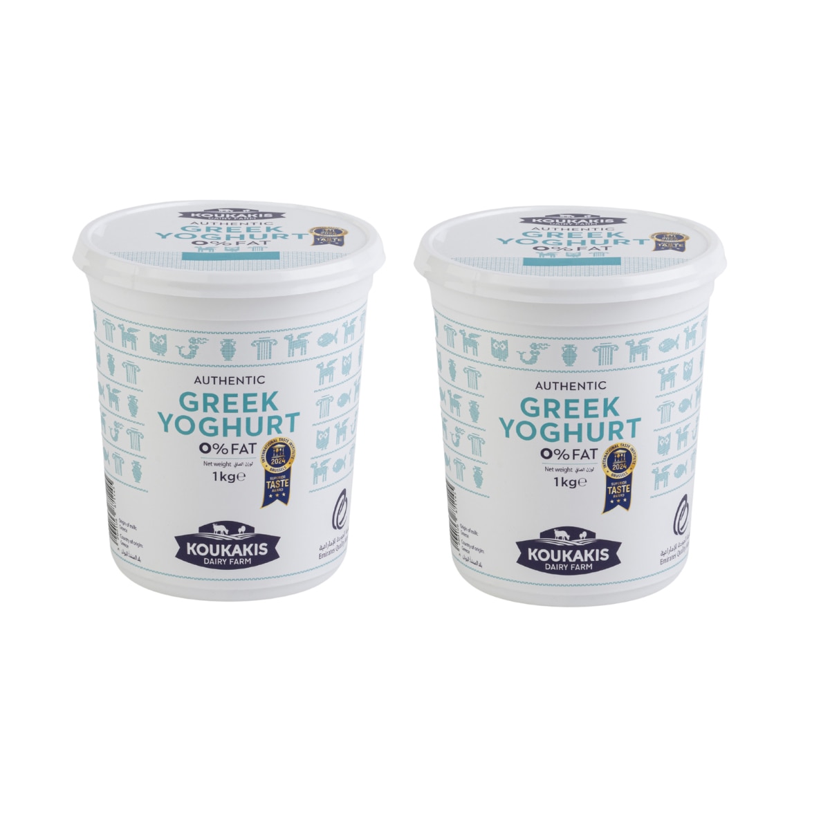 코우카키스 무지방 그릭 요거트 1kg x 2