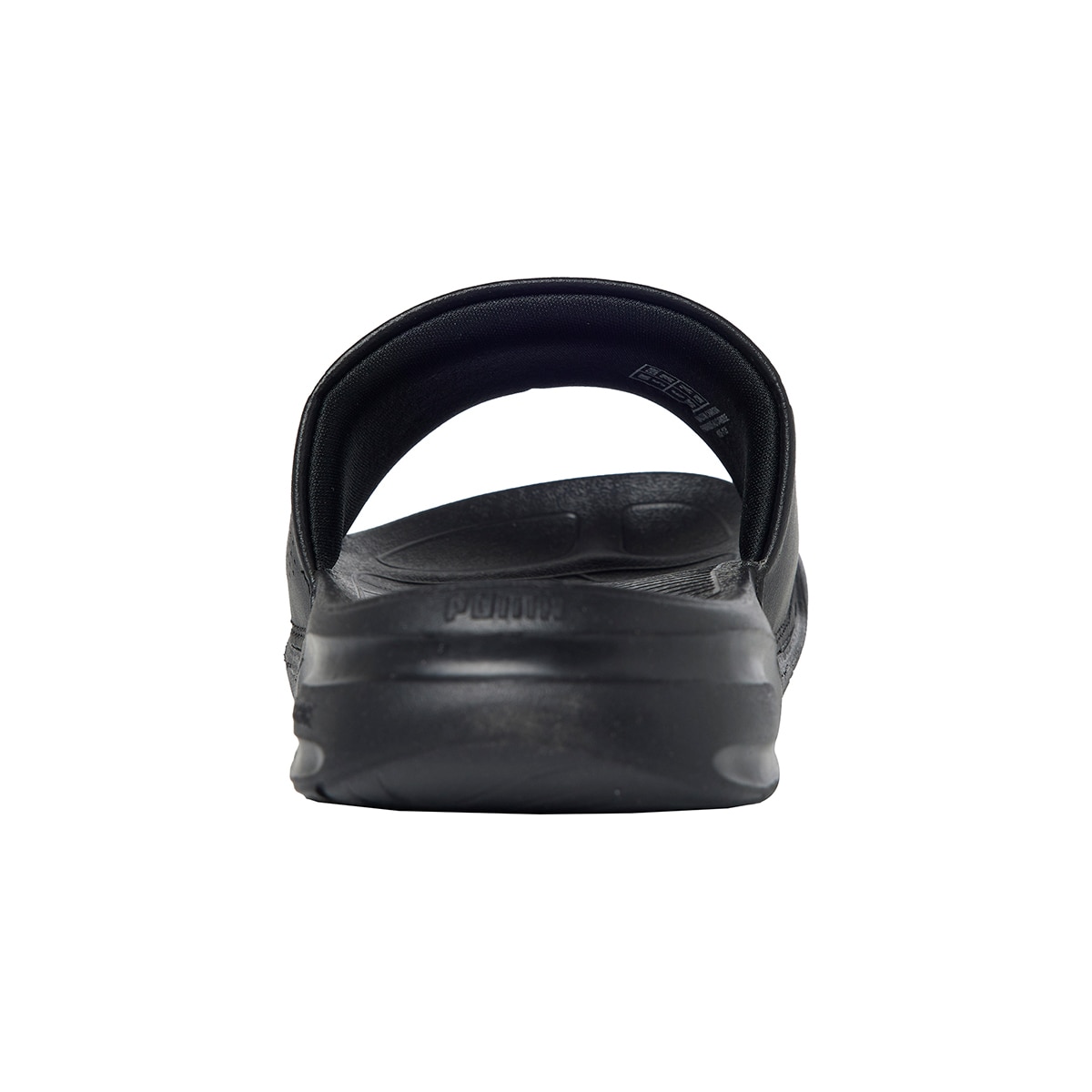 푸마 성인 소프트라이드 팀캣 슬라이드 - 블랙