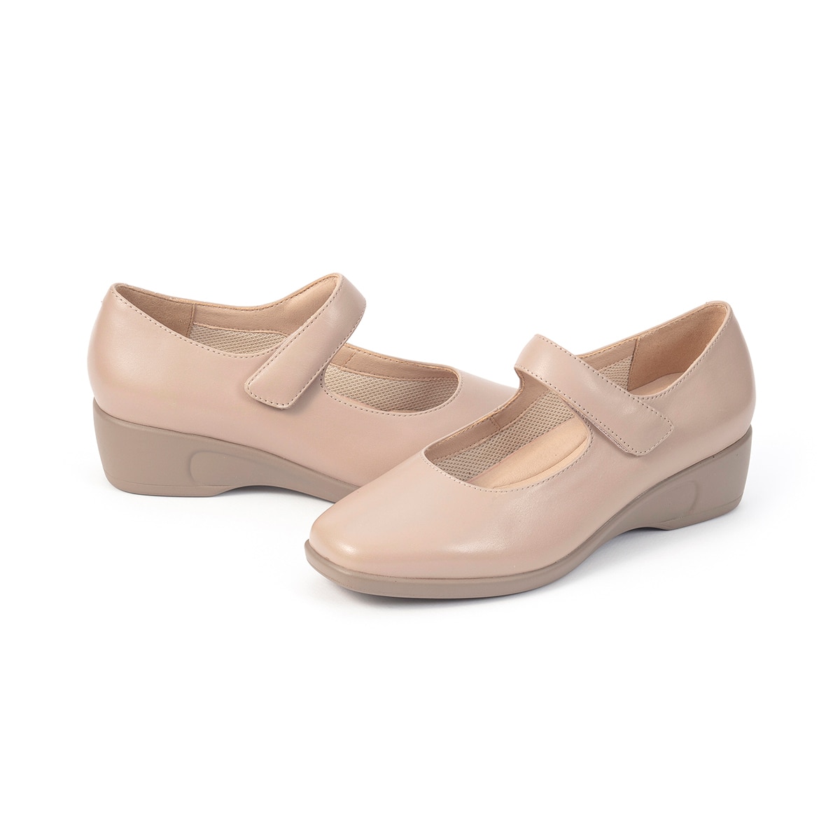 바이네르 여성 가죽화2B67 - 베이지, 235mm