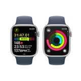 Apple Watch S9 45mm GPS SLV/SB 스포츠 밴드 - S/M