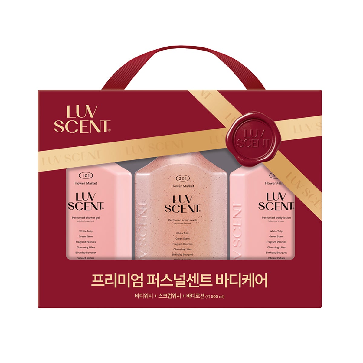 럽센트 플라워 마켓 퍼퓸드 바디케어 세트
