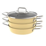 에델코첸 통 3중 스택이지 냄비 세트 4P (18cm) 에델코첸 통 3중 스택이지 냄비 세트 4P (18cm)