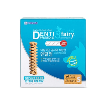 덴티 3 페어리 소형견용 애견껌 584g(7.3g x 80) 덴티 3 페어리 소형견용 애견껌 584g(7.3g x 80)
