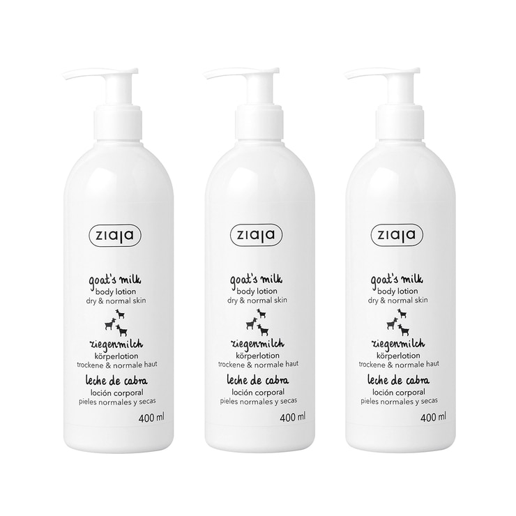 Ziaja Goat's Milk Body Lotion 400ml x 3 686608