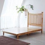 리비니아 평상형 원목 침대 프레임 슈퍼싱글(SS) - 내추럴