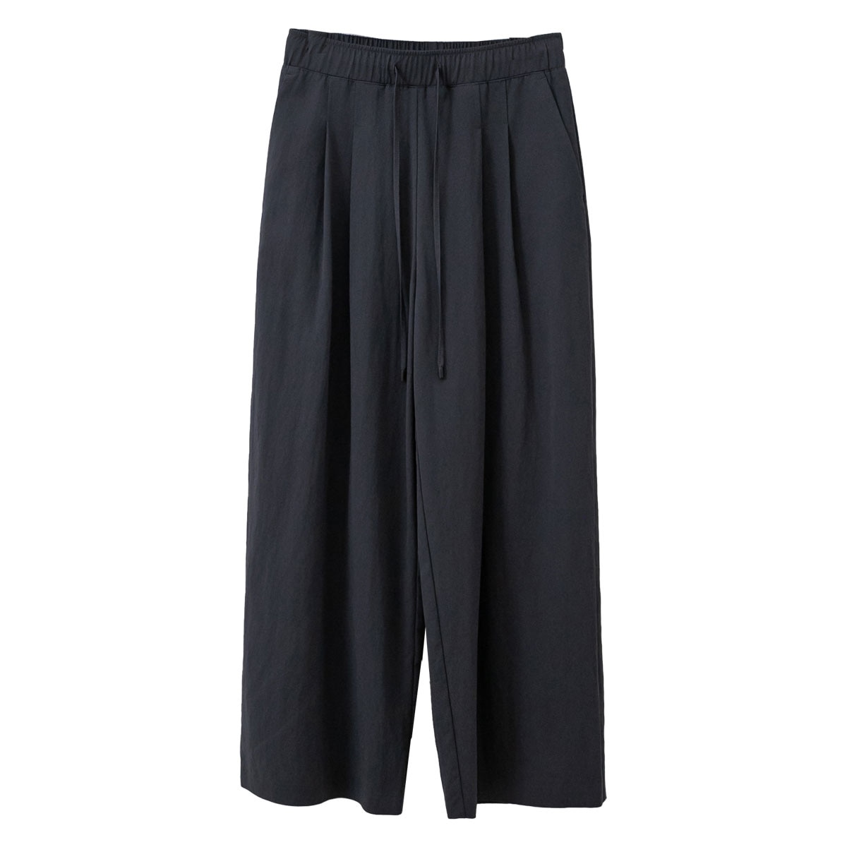 르샵 여성 핀턱 와이드 팬츠 - 다크 그레이