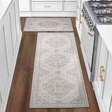 Wyatt&Ash 워셔블 러그 & 러너 세트 - 아이보리