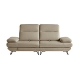 다우닝 모아나 스윙 전체 천연가죽 소파 3인 - 뉴베이지