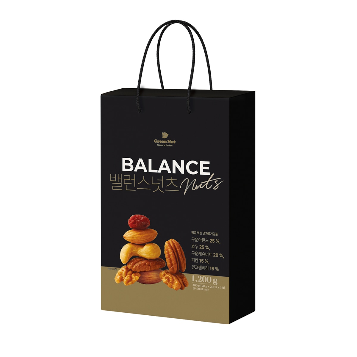 동우농산 밸런스넛츠선물세트1,200g ( 20g x 60 )