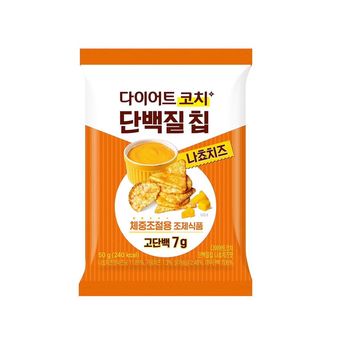 다이어트 코치 단백질 칩 600g / 50g x 12